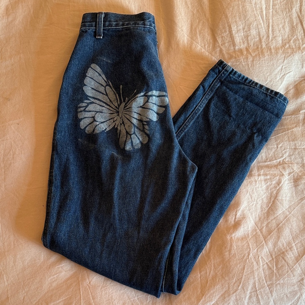 Rare Vintage butterfly Rockies Jeans